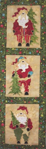 Santa Trio Photo